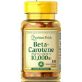 Puritan's Pride Vitamin A Beta-Carotene 10000 IU 100 Softgels