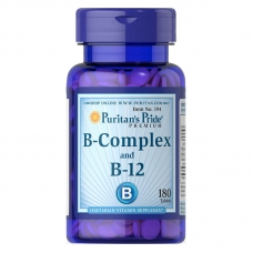 Puritans Pride Vitamin B-Complex And Vitamin B-12 180 cap