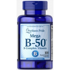 Puritans Pride Vitamin B-50® Complex 100 Caplets