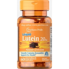 Puritans Pride Lutein 20 mg with Zeaxanthin - 60 softgel