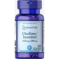 Puritan's Pride Choline Bitartrate Inositol 102 mg/250 mg 100 Caplets від «Жирної печінки»