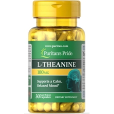 Puritans Pride L-Theanine 200 mg per serving 30 Capsules