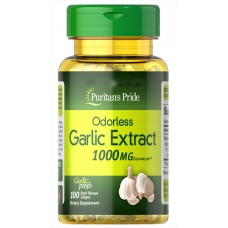 Puritans Pride Odorless Garlic 1000 mg 100 Softgels