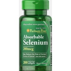 Puritans Pride Selenium 200 mcg 200 Softgels