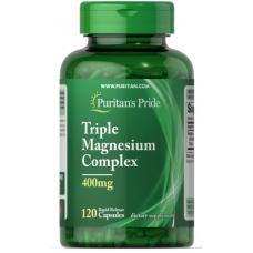 Puritans Pride Triple Magnesium Complex 400 mg 120 Capsules