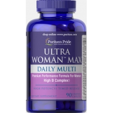 Puritans Pride Ultra Woman™ Max Daily Multivitamin 90 Caplets