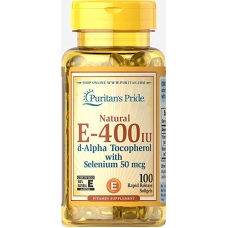 Puritans Pride Vitamin E-400 IU 100% Natural 100 soft gel