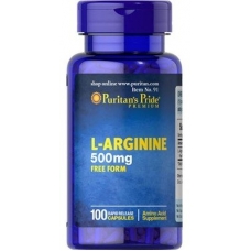 Puritans Pride L-Arginine 500 mg 100 Capsules