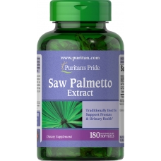 Puritan's Pride Saw Palmetto 4:1 Extract 180 soft gel