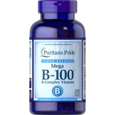 Puritans Pride Vitamin B-100® Complex Timed Release 250 Caplets