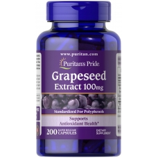 Puritans Pride Grapeseed Extract 100 mg 200 Caps