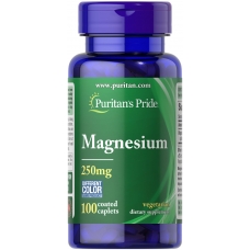 Puritans pride Magnesium 250 mg 100 Caplets