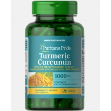 Puritans Pride Turmeric Curcumin 1000 mg with Bioperine 5mg - 120 cap