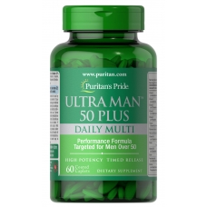 Puritans PrideUltra Man™ 50 Plus 60 Caplets