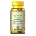 Puritans Pride Vitamin D3 1000 IU (25 mcg) 100 softgel