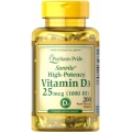 Puritans Pride Vitamin D3 1000 IU (25 mcg) 200 softgel