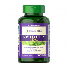 Puritans Pride Soy Lecithin 1200 mg 100 Softgels