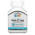 21st Century High-Potency Iron 27 mg 110 Easy to Swallow Tablets