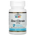 21st Century Zinc Citrate 50 mg 60 Tablets