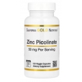 California Gold Nutrition Zinc Picolinate 50 mg 120 Veggie Capsules