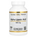 California Gold Nutrition Alpha Lipoic Acid 600 mg 120 Veggie Capsules