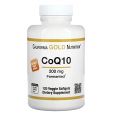 California Gold Nutrition CoQ10 200 mg 120 Veggie Softgels