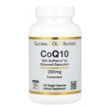 California Gold Nutrition CoQ10 with Bioperine® and Black Pepper Extract Enhanced Biovailability 200 mg 120 Veggie Capsules