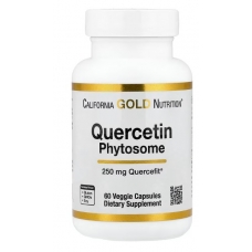 California Gold Nutrition Quercetin Phytosome Quercefit® 250 mg 60 Veggie Capsule