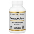 California Gold Nutrition Serrapeptase Proteolytic Enzyme 40000 SPUs 180 Veggie Capsules