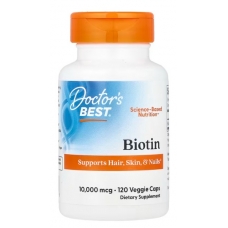 Doctor's Best Biotin 10000 mcg 120 Veggie Caps