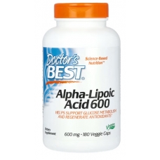 Doctor's Best Alpha-Lipoic Acid 600 mg 180 Veggie Caps