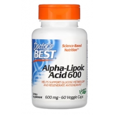 Doctor's Best Alpha-Lipoic Acid 600 mg 60 Veggie Caps (акційна ціна)