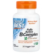 Doctor's Best Fully Active B Complex with Quatrefolic® 30 Veggie Caps
