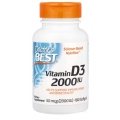 Doctor's Best Vitamin D3 50 mcg (2000 IU) 180 Softgels