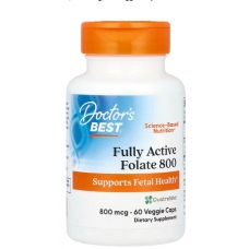 Doctor's Bes Fully Active Folate 800 mcg 60 Veggie Caps