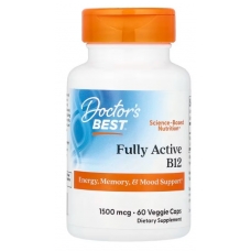 Doctor's Best Fully Active B12 1500 mcg 60 Veggie Caps 