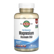 KAL High Absorption Magnesium Glycinate 350 160 VegCaps
