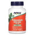 NOW Foods Potassium Citrate 99 mg 180 Veg Capsules (калій)