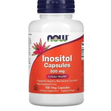 NOW Foods Inositol Capsules 500 mg 100 Veg Capsules
