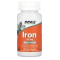 NOW Foods Iron 18 mg 120 Veg Capsules