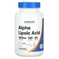 Nutricost Alpha Lipoic Acid 600 mg 120 Capsules (300 mg per Capsule)