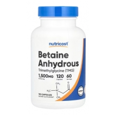 Nutricost Betaine Anhydrous TMG 1500 mg 120 Capsules (750 mg per Capsule)
