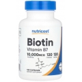 Nutricost Biotin 10000 mcg 120 Capsules