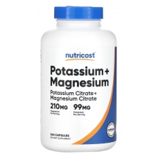Nutricost Potassium + Magnesium 240 Capsules (калій)