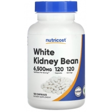 Nutricost White Kidney Bean 6500 mg 120 Capsules (блокатор вуглеводів)
