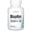 Nutricost Women Biotin With Folate & Collagen 10000 mcg 120 Capsules