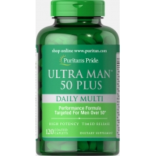 Puritans PrideUltra Man™ 50 Plus 120 Caplets