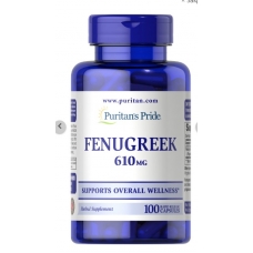 Puritans Pride Fenugreek 610 mg 100 Capsules