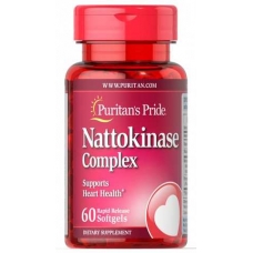 Puritans Pride Nattokinase 100 mg Complex 100 mg 60 Soft