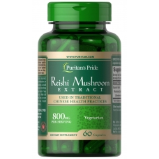 Puritans Pride Reishi Mushroom Extract 800 mg 60 Caps